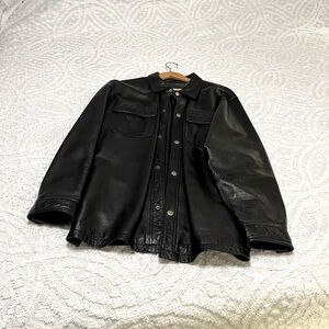 Kenneth Cole NY men’s leather jacket size L